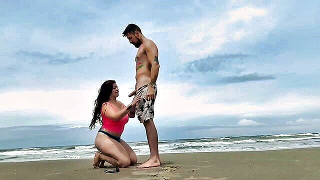 fucking in public on the beach with hot camila vegas full on red : Neitansafado
