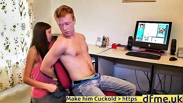make him cuckold blowjob techniques most beautiful natural tits make him cuckold cam to cam free sex chat and sph no underwear and sucks that dick : Lexi