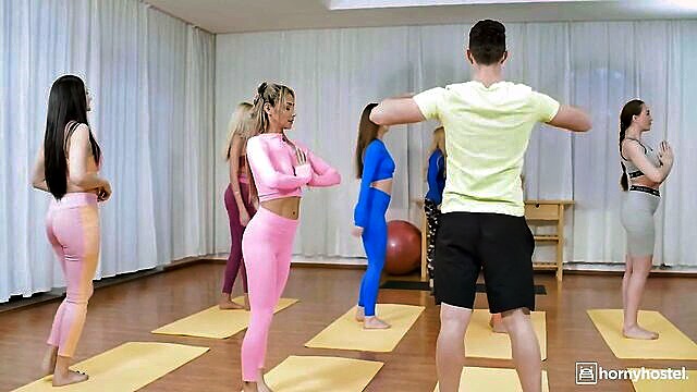 Veronica Leal - veronica leals yoga class with an explosive climax