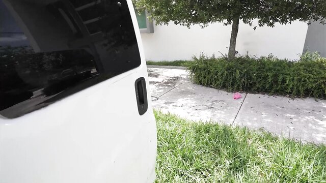 Amirah Styles - busty wife amirah styles gives a deepthroat blowjob in car