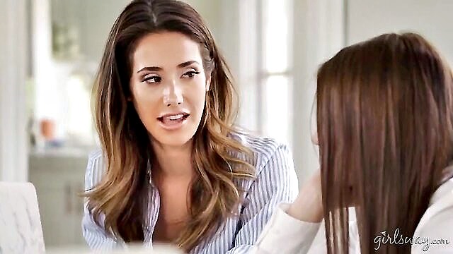 Scarlett Sage, Eva Lovia, Scarlett - two lesbians enjoy rimming and anal sex in hd video