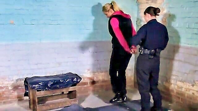 blonde slut dominated by her master sex slave this beautiful blonde slut has been taken as this police officers submissive sex slave and she has her tied up and gagged while she has some kinky fe : buckridge_raul