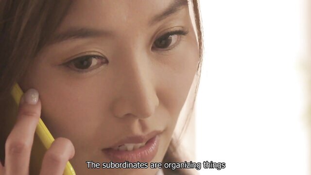 japanese boss enjoys multiple creampies from her employee : Ts